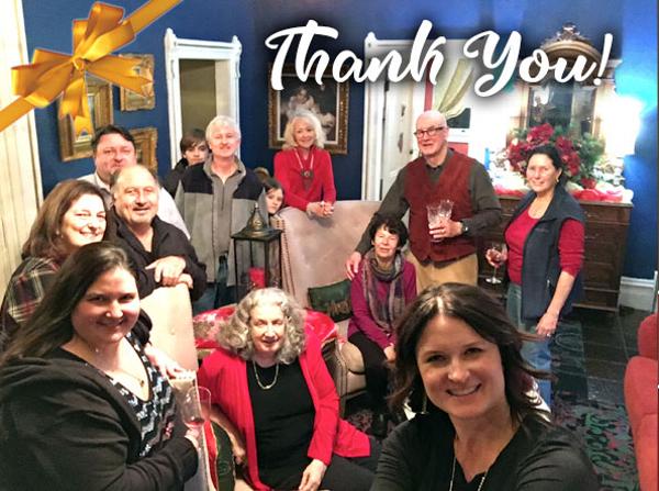 Thank you from the all the innkeepers for another successful Holiday Tour!